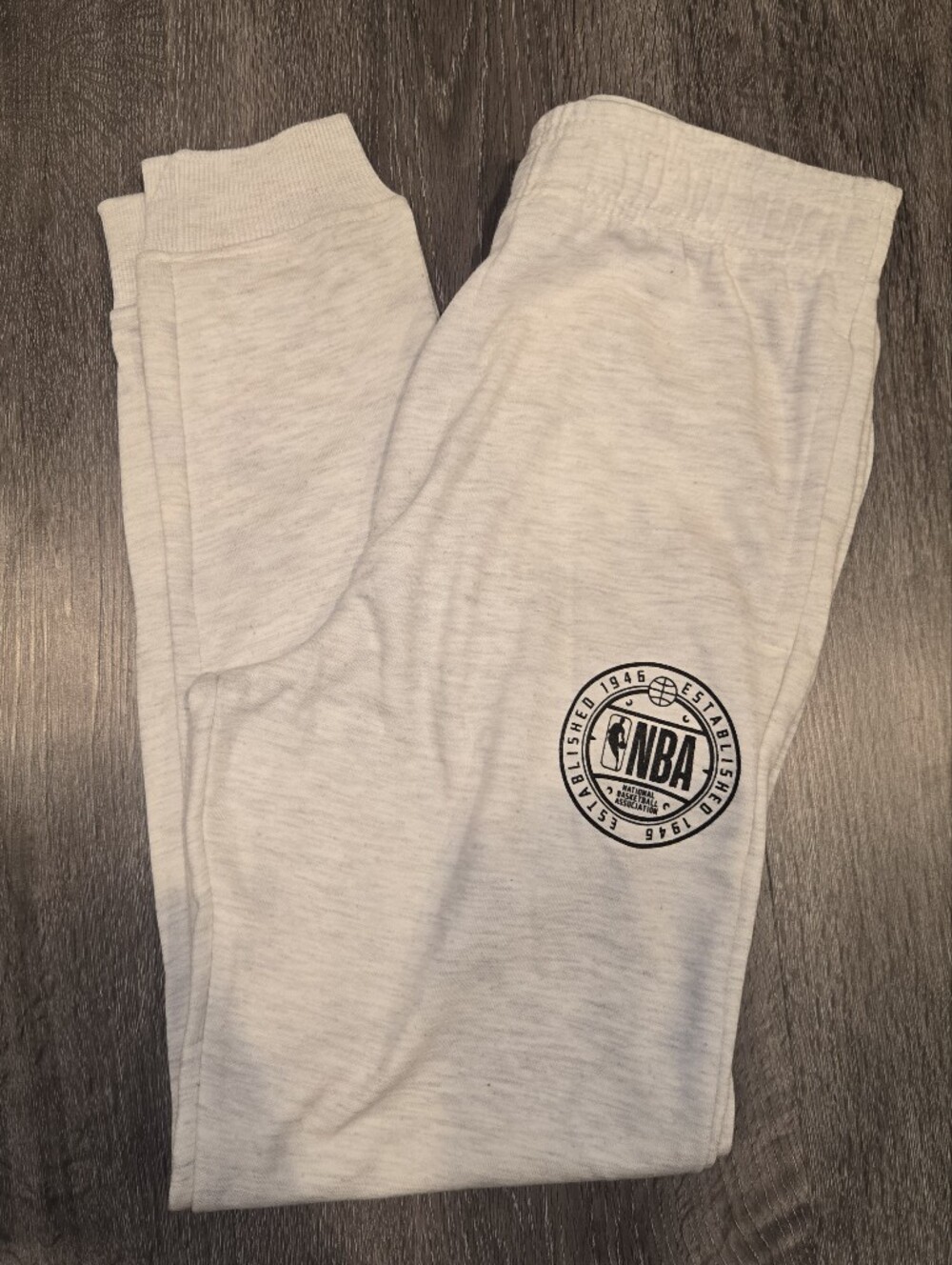 NBA Kids Heather Gray Logo Sweatpants
